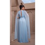 Vestido Romana Capa Azul Serenity