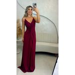 Vestido Fluity Alça Marsala