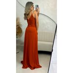 Vestido Fluity Alça Terracota