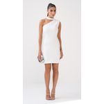 Vestido Catarina Off White curto 