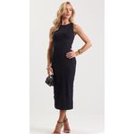 Vestido Midi Olivia Preto