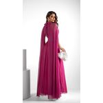 Vestido Romana Capa Fúcsia 