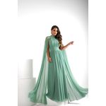 Vestido Romana Capa Verde Menta 