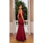 vestido elisa marsala