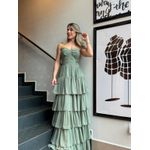 vestido Lorena verde oliva