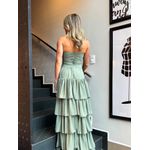 vestido Lorena verde oliva