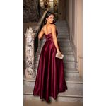 Vestido Dayane Marsala
