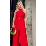 Macacão Nathalia vermelho