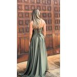 vestido Anna verde oliva 