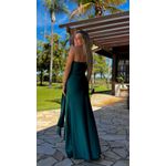 vestido Elbiene verde esmeralda