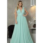 Vestido Patricia Tule Verde Menta