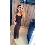 vestido Maiara marrom