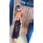 vestido Maiara marrom