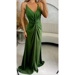 Vestido Fluity Alça Verde Oliva