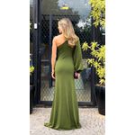 Vestido Fluity Nula Manga Oliva