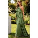 Vestido Rubia verde oliva 