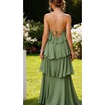 Vestido Rubia verde oliva 