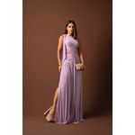 Vestido Stéfany s manga lavanda