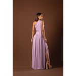 Vestido Stéfany s manga lavanda