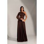 Vestido Stéfany marrom