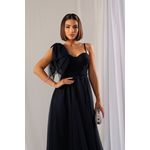 Vestido Samanta azul marinho