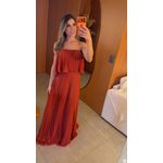 vestido nina terracota