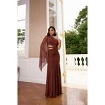 vestido Kelly marrom