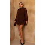 Vestido Marcela Marrom 