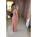 vestido Maressa midi nude 