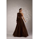 Vestido Stéfany marrom