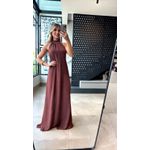 Vestido Mykonos marrom