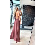 Vestido Mykonos marrom