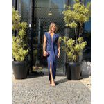 vestido vitória azul marinho