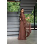 Vestido Romana Capa marrom