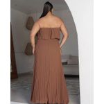 vestido nina marrom 