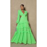 Vestido Giovana verde lima 