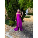 vestido aurora prada fúcsia 