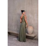 vestido Yasmin verde oliva