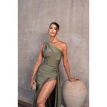 vestido Yasmin verde oliva