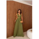 Vestido Isadora Verde Oliva