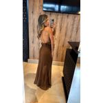 vestido Mariane marrom