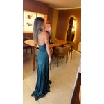 vestido Eliane verde esmeralda 