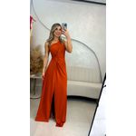 Vestido Fluity Nula Manga terracota