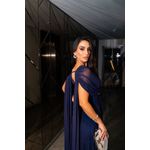 Vestido Athena azul marinho 