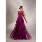 Vestido Eloá Marsala