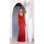 vestido maya terracota