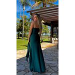 vestido Elbiene verde esmeralda