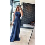 Vestido ágata azul marinho 