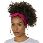 Turbante Africano Liso Rosa