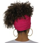 Turbante Africano Liso Rosa